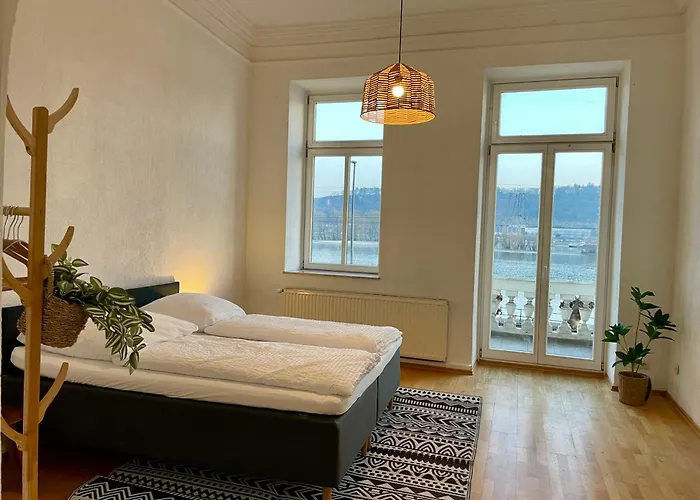 Labed - Wohnen Direkt An Der Drosselgasse, Stilvolle Mit Rheinblick Rüdesheim am Rhein